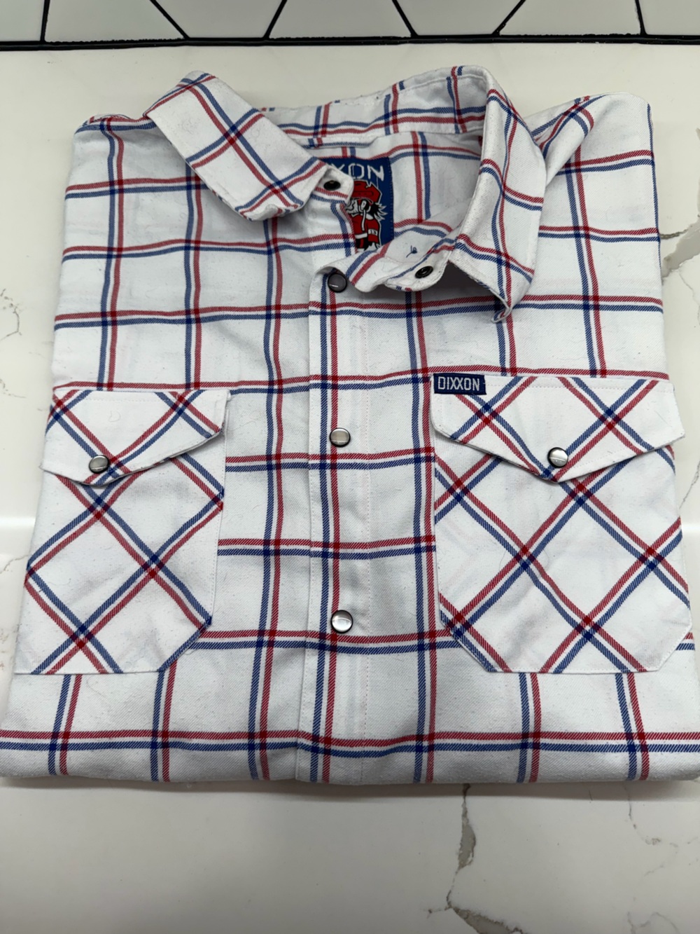 DIXXON Cross Check Ice Hockey Tribute with Pearl Snap Buttons 3XL